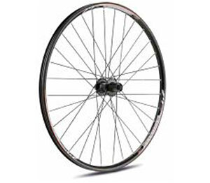 Rueda trasera llanta aluminio negra 29" radios inoxidables freno disco 6 tornillos 8/11V