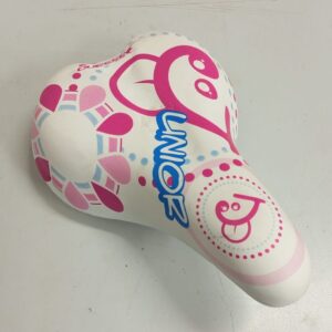 Sillin bicicleta infantil flores con nuez