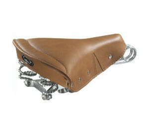 Sillin bicicleta clásico con muelles marrón Skay