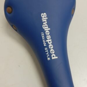 Sillin bicicleta Fixie Single Speed con remaches color azul