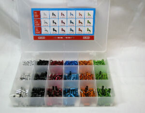 Tope funda aluminio colores, unidad