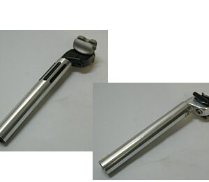 Tija sillín bicicleta aluminio 26,8 x 180mm largo