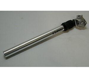 Tija sillín bicicleta aluminio 25,4 x 350mm con suspensión