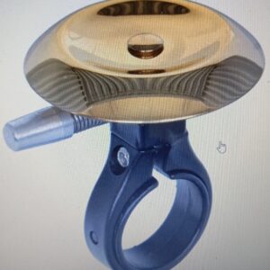 Timbre bicicleta Vintage latón dorado