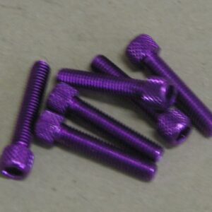 Tornillo allen 6x30 colores, juego 6 unidades