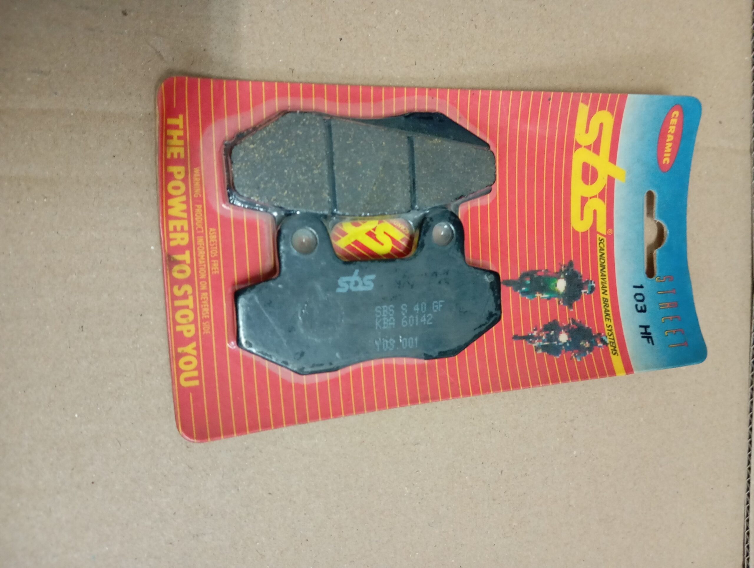 Pastilla freno de disco Delantera Keeway RKS 125cc 2011, juego - Imagen 2