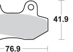 Pastilla freno de disco Delantera Keeway RKS 125cc 2011, juego
