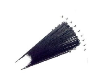 Radio rueda bicicleta negros 226x2mm, unidad